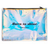 Pochette de rangement Born to Shine Zip noir