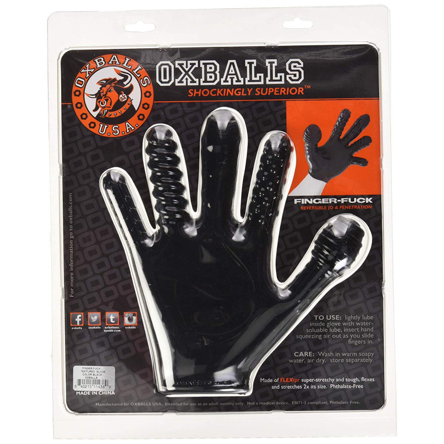 GANT DOIGTIER FINGER FUCK NOIR By OXBALLS