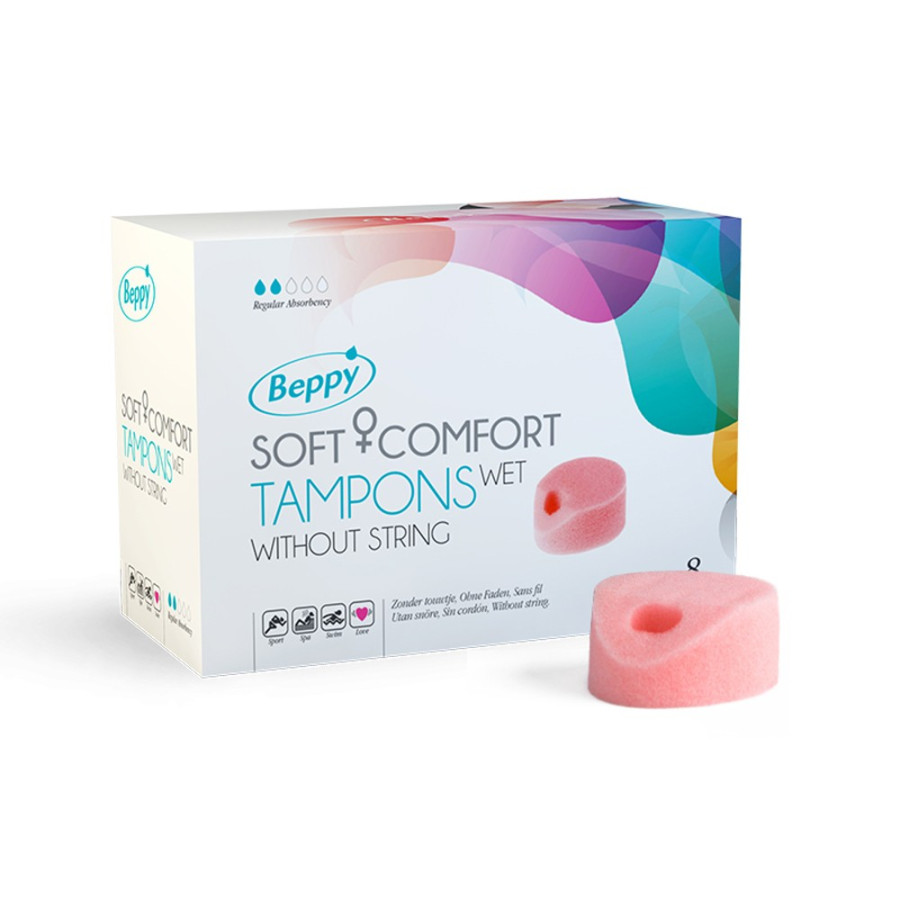 Beppy - Wet Tampons - Boite de 8 Beppy - Wet Tampons - Boite de 8
