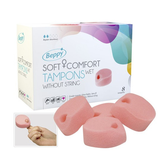 Beppy - Wet Tampons - Boite de 8