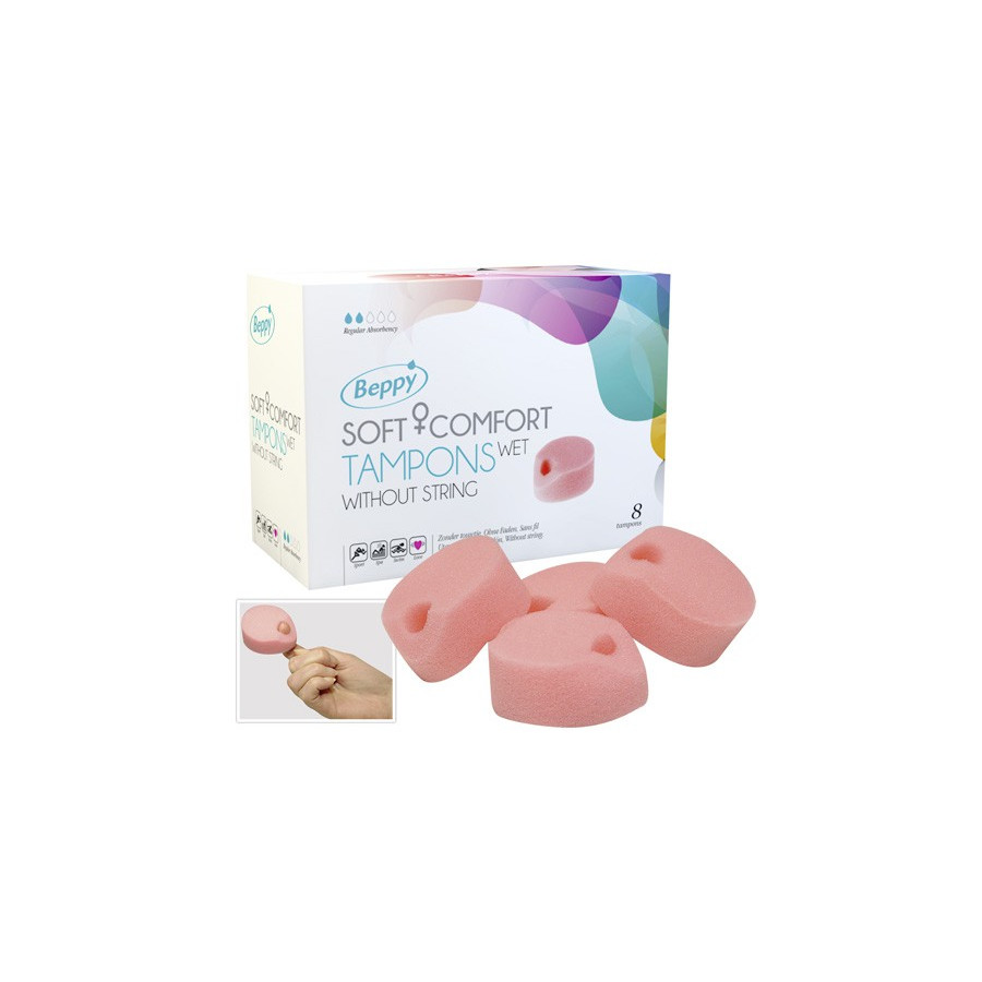 Beppy - Wet Tampons - Boite de 8