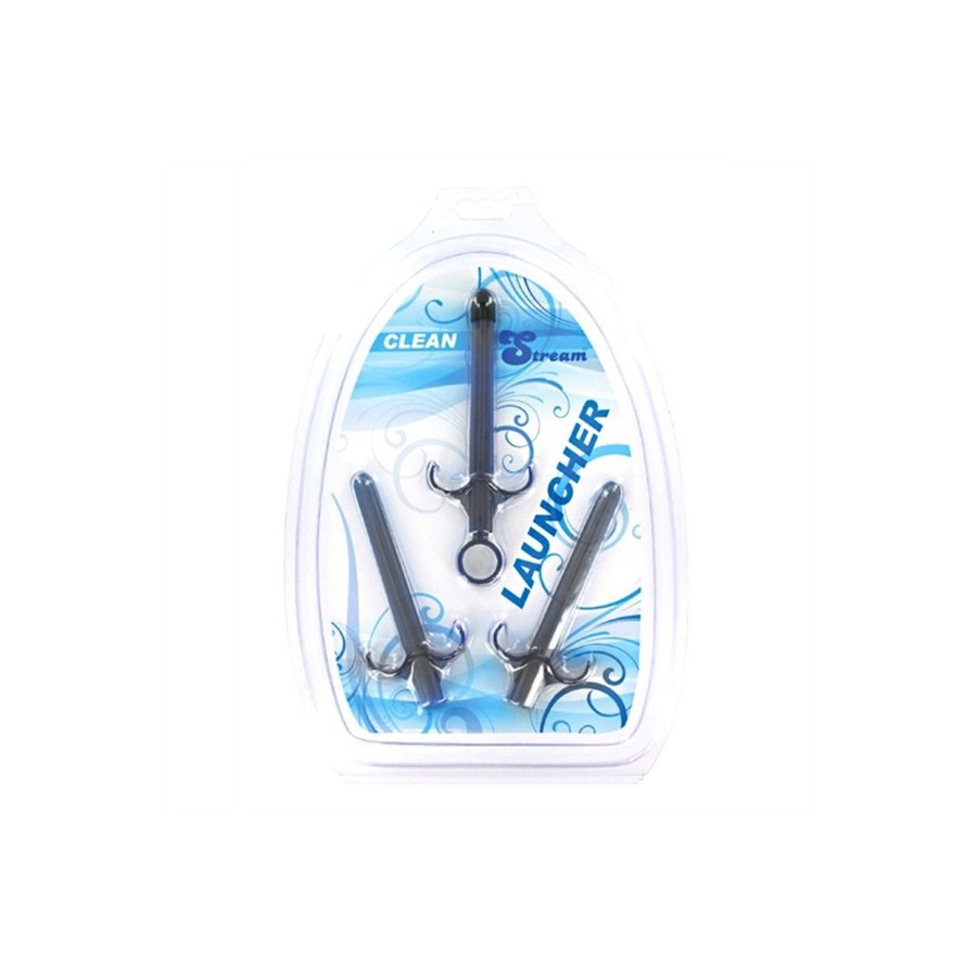 Lot 3 Pipettes Lubrifiant Noires - Insertion 9 x 1.2cm