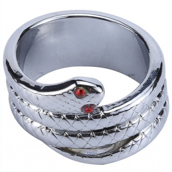 Anneau de gland en métal Snake