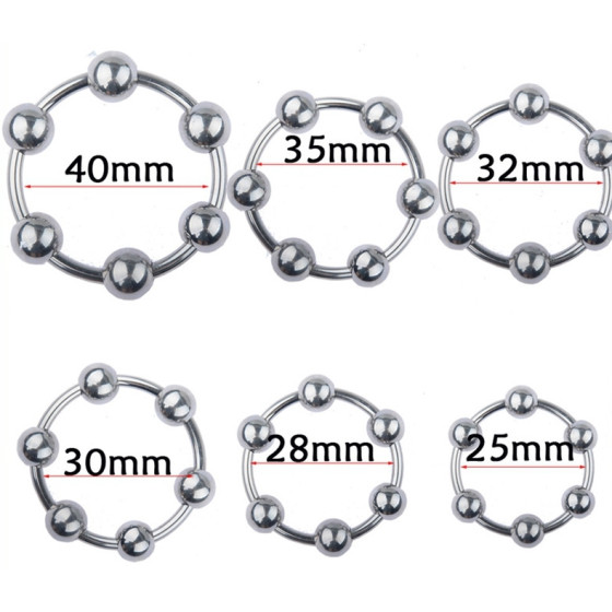 Anneau de gland 6 Balls Ring