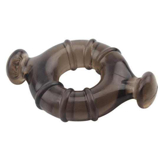 Lot de 4 cockrings Rudder Noirs