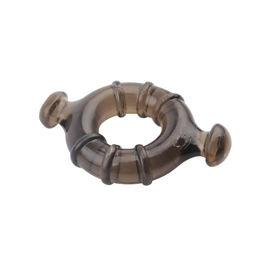 Lot de 4 cockrings Rudder Noirs