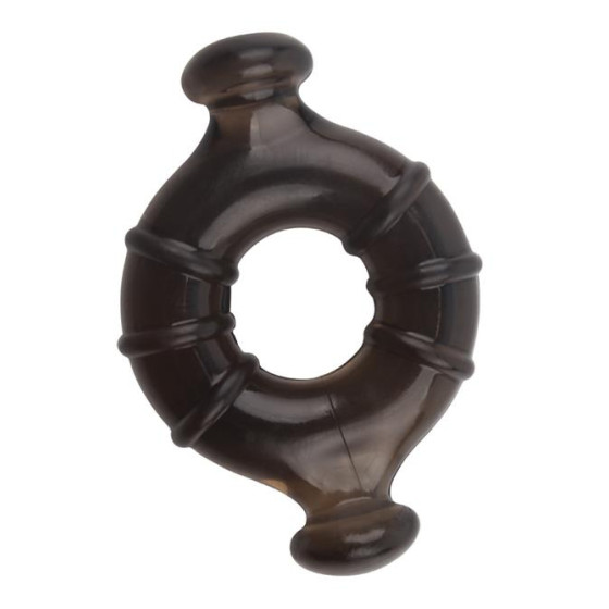 Lot de 4 cockrings Rudder Noirs