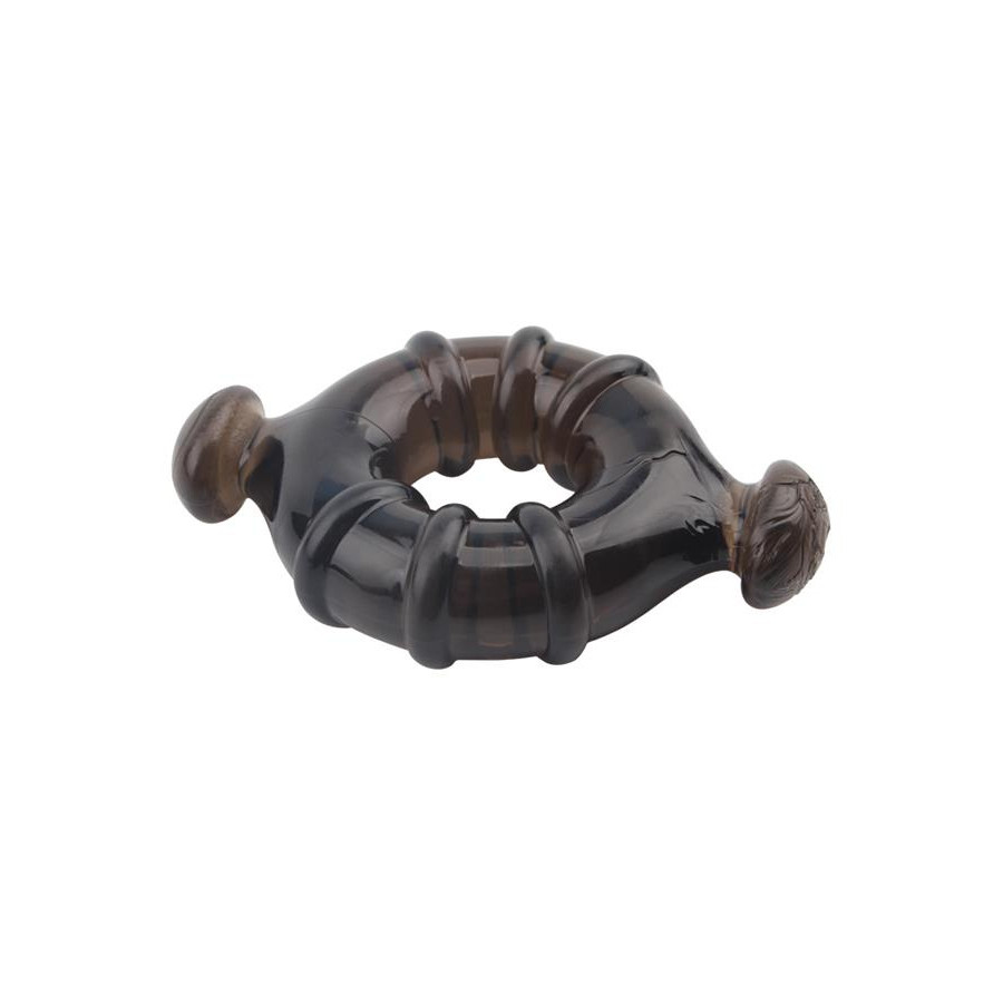 Lot de 4 cockrings Rudder Noirs