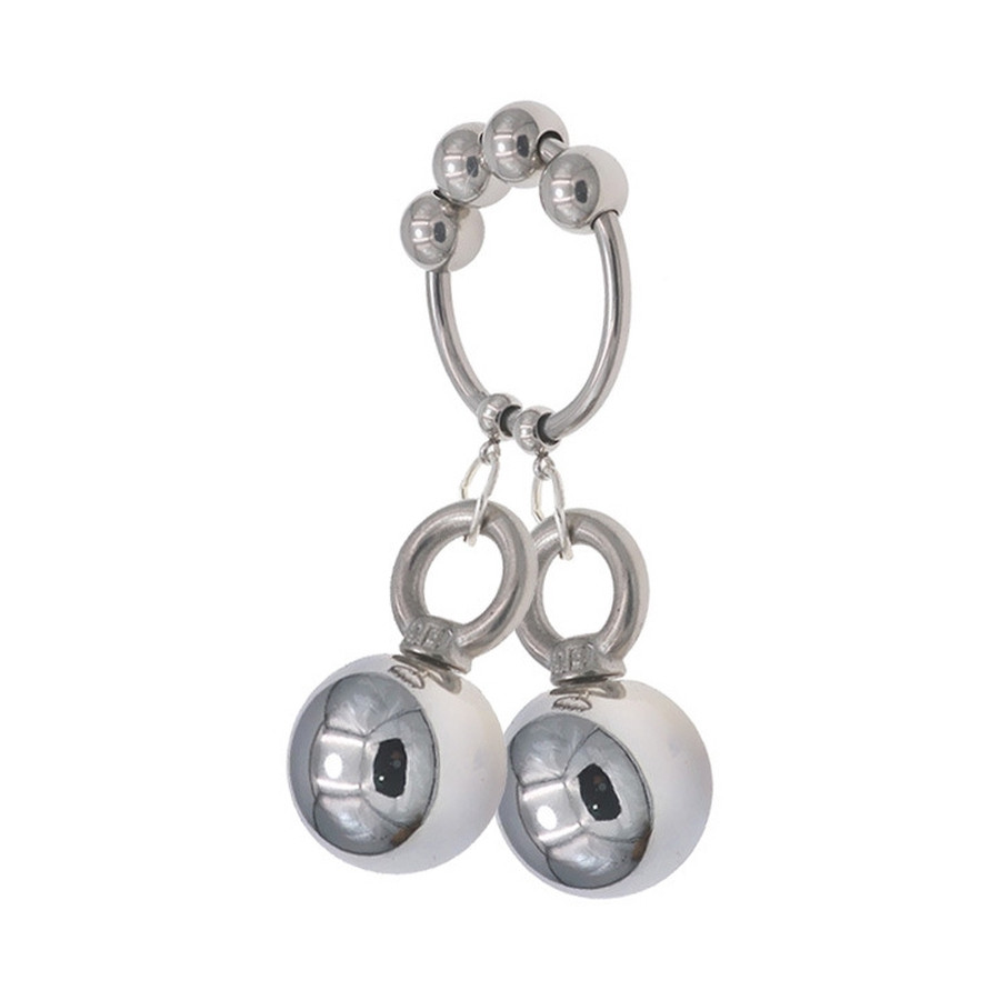 Anneau en métal avec 2 boules Weight Hanger 160g