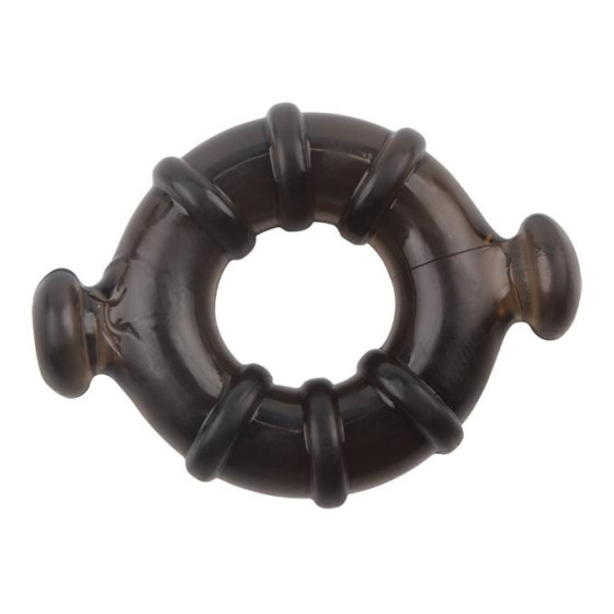 Lot de 4 cockrings Rudder Noirs