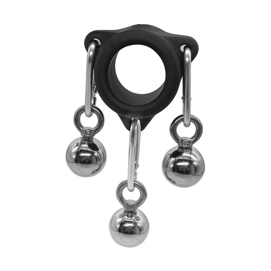 Anneau en silicone avec boules 28mm - Poids 260g