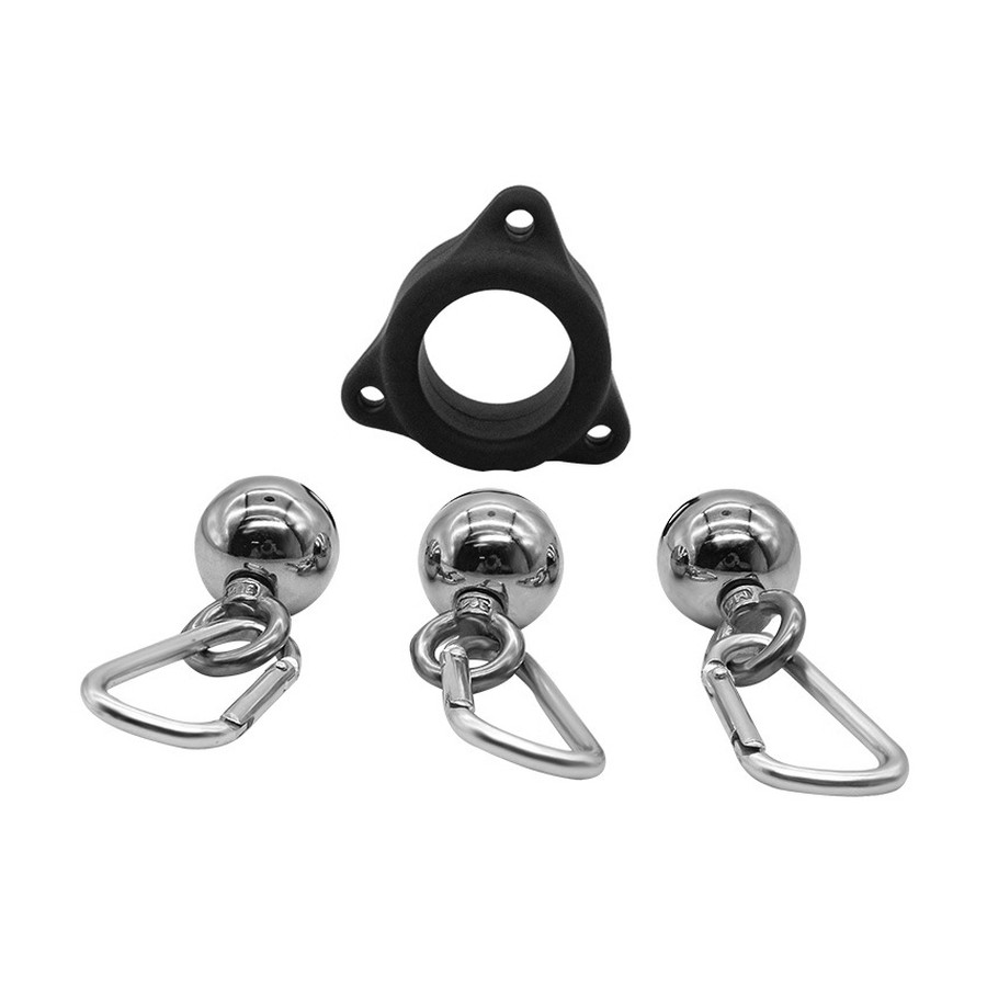 Anneau en silicone avec boules 28mm - Poids 260g