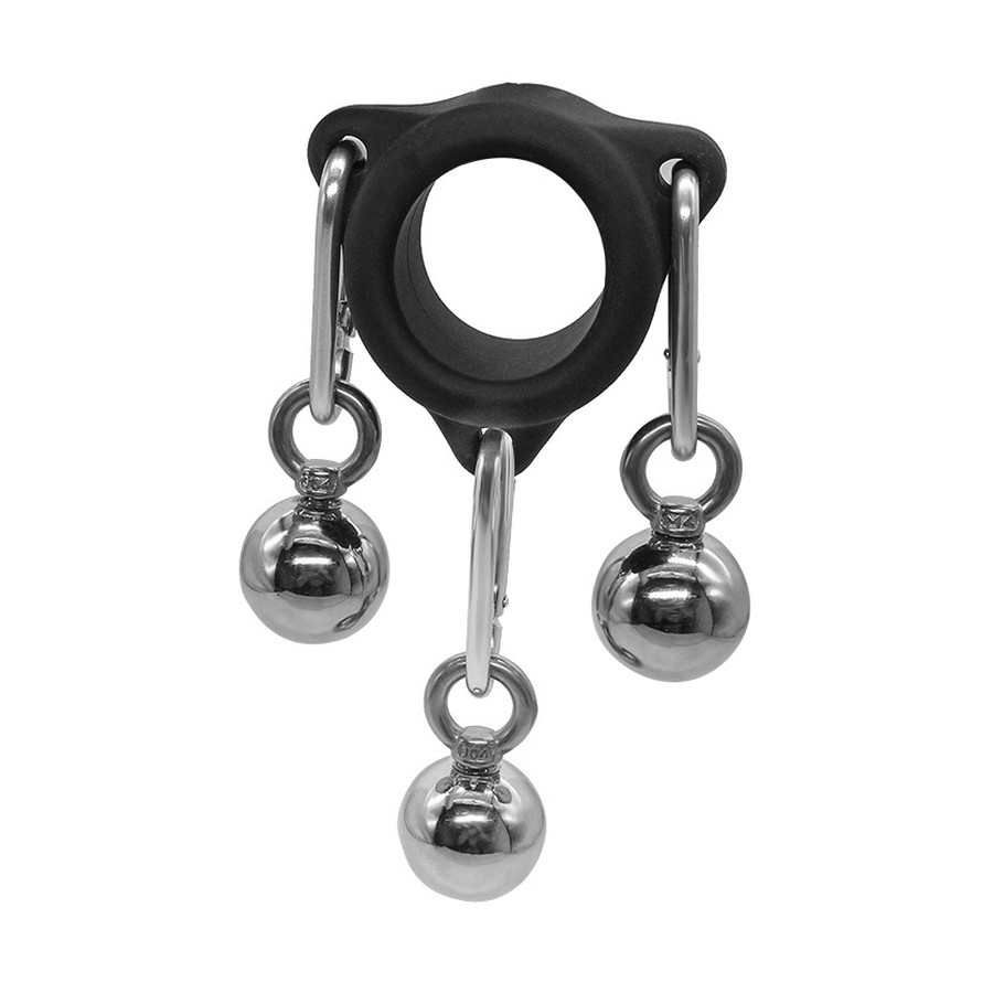 Anneau en silicone avec boules 32mm - Poids 260g