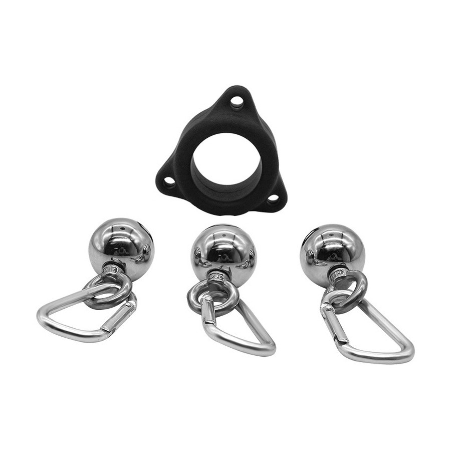 Anneau en silicone avec boules 32mm - Poids 260g