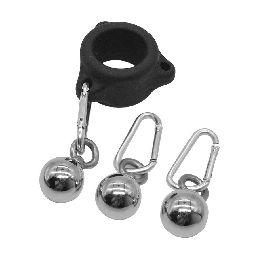 Anneau en silicone avec boules 32mm - Poids 260g
