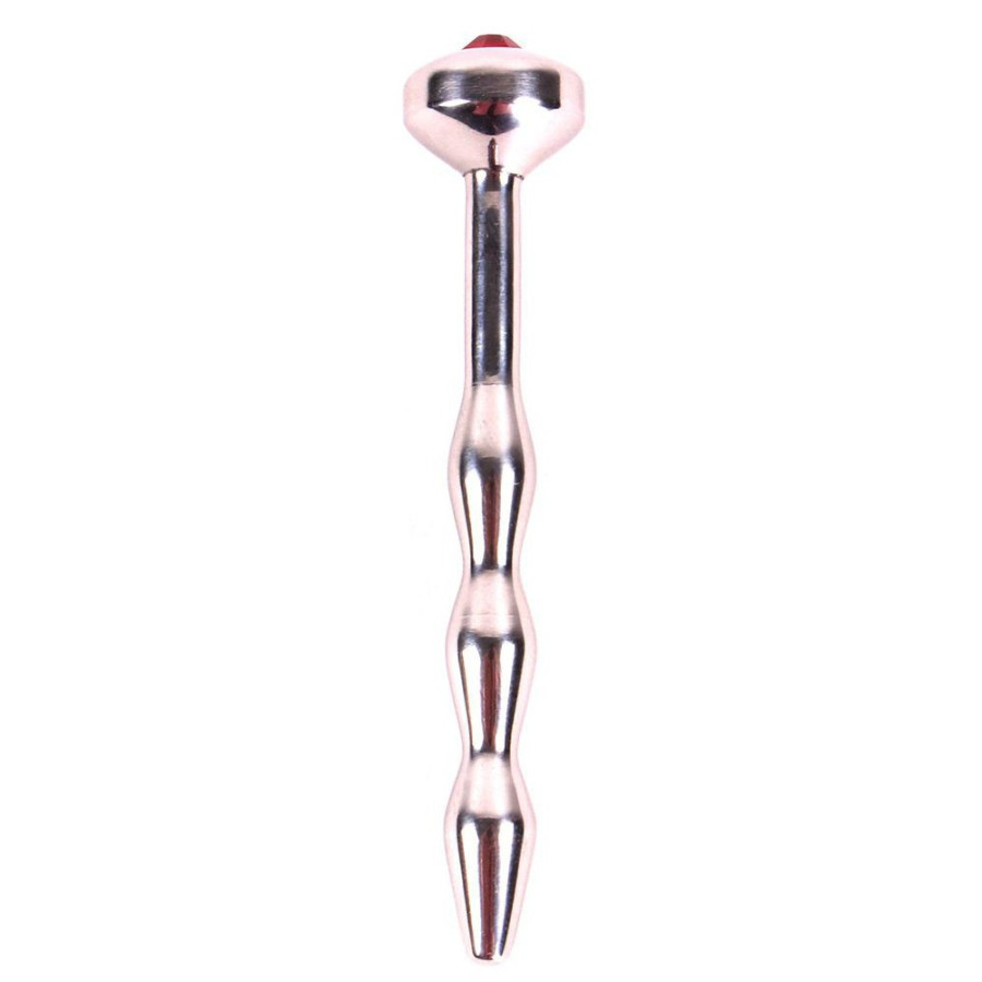 Bijou d'urètre JEWELLED 7cm x 8mm Rouge