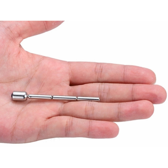 Bijou d'urètre Thin Diamond 6cm - Diamètre 4mm Bleu