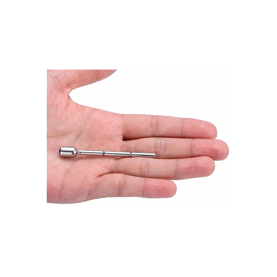 Bijou d'urètre Thin Diamond 6cm - Diamètre 4mm Bleu