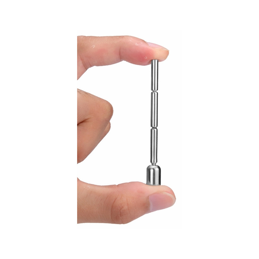 Bijou d'urètre Thin Diamond 6cm - Diamètre 4mm Bleu