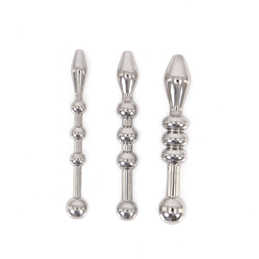 Kit de 3 plugs d'urètre Beads 5.5cm | 6 à 10mm
