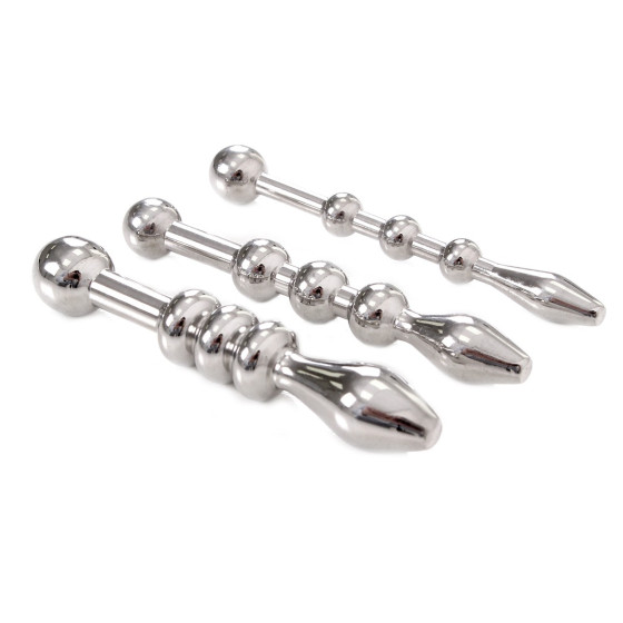 Kit de 3 plugs d'urètre Beads 5.5cm | 6 à 10mm