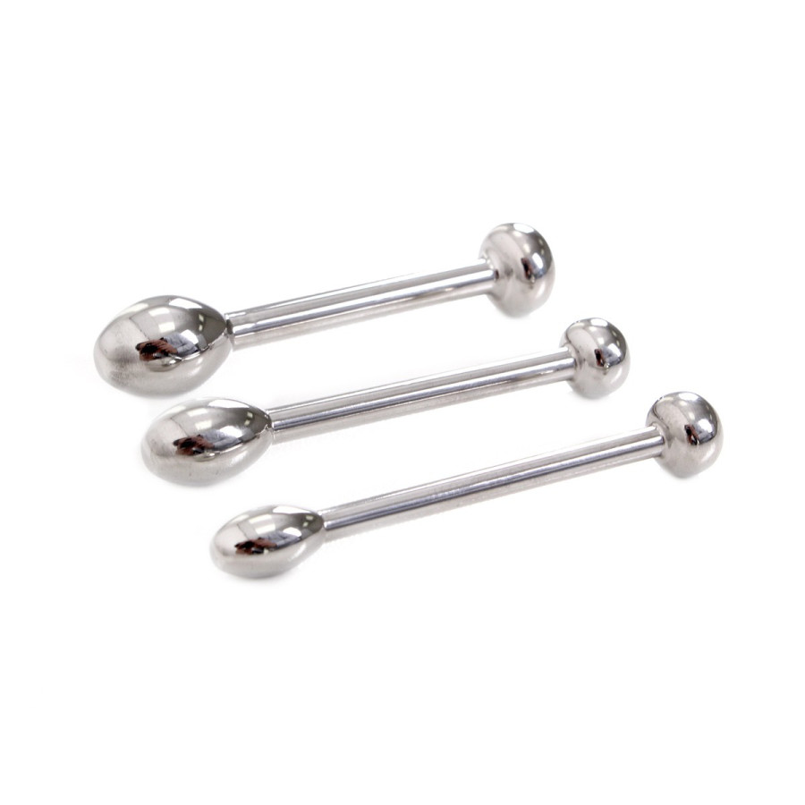 Kit de 3 plugs pour urètre 4.5cm | 6 à 10mm