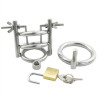 Cage de chasteté avec Écarteur d'urètre - Diamètre 3cm