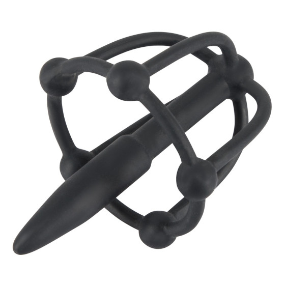 Plug Penis silicone Cage Glans 5cm - Diamètre 8mm