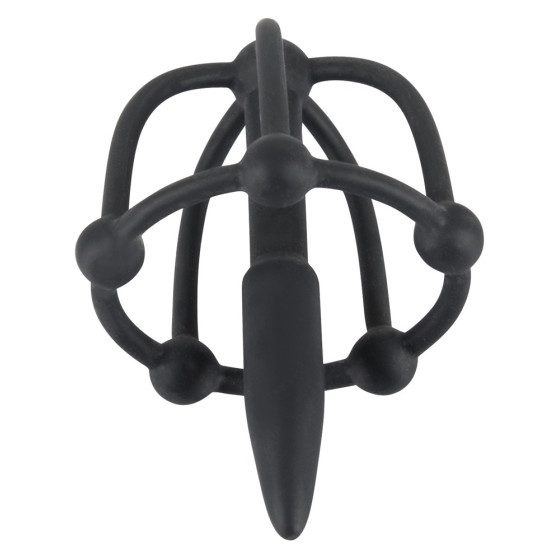 Plug Penis silicone Cage Glans 5cm - Diamètre 8mm
