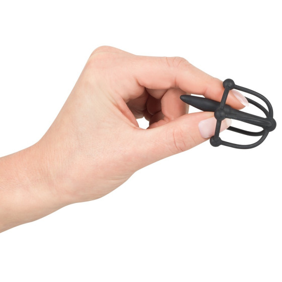 Plug Penis silicone Cage Glans 5cm - Diamètre 8mm