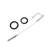 Tige d'urètre percée Catheter Ribbed 21cm - Diamètre 9mm