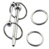 Plug d'urètre percé Longy 8cm - Diamètre 5.5 à 8mm