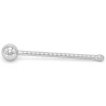 Plug d'urètre percé Long Ball 10cm