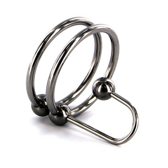 Sperm Stopper Double Ring 2.5cm - Diamètre 8mm