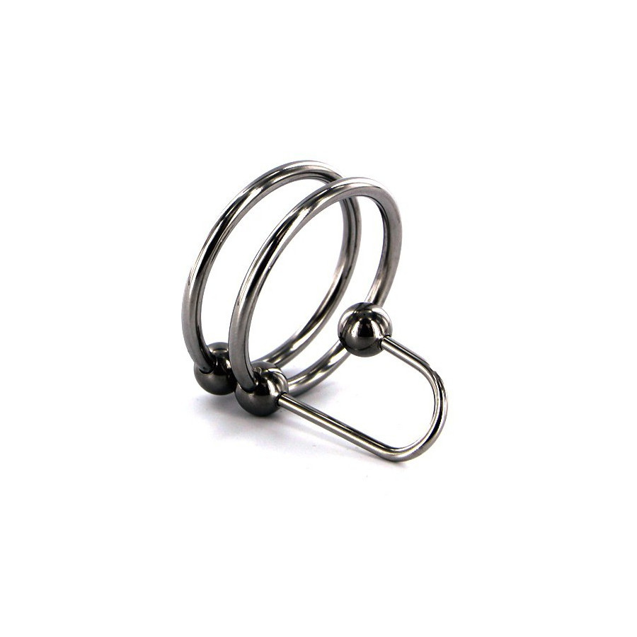 Sperm Stopper Double Ring 2.5cm - Diamètre 8mm