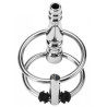 Plug Urètre percé Ribbed Ringo 4cm - Diamètre 10mm