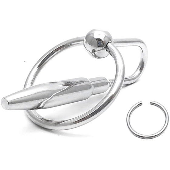 Sperm Stopper plug Stop 6cm - Diamètre 8mm