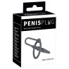 Plug Penis Silicone avec Anneau 5.5cm - Diamètre 8mm