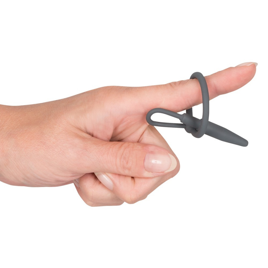 Plug Penis Silicone avec Anneau 5.5cm - Diamètre 8mm