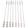 Lot de 8 tiges d'urètre Dilator Beads 28cm - Diamètre de 7 à 14mm