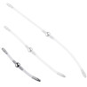 Double Tige d'urètre flexible Flexi Duo 15cm - Diamètre 8mm