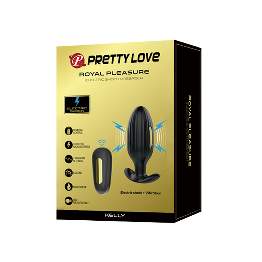 Plug vibrant Électro Royal Pleasure Kelly 8 x 3.4 cm