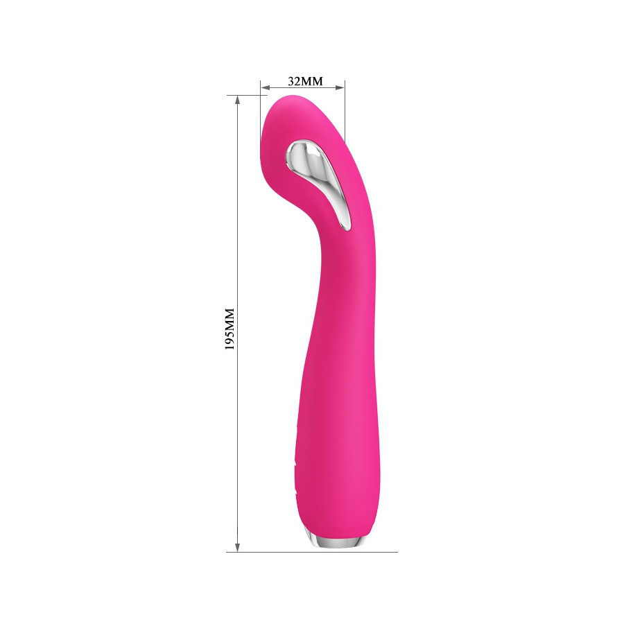 Vibro Electro Hector Pretty Love 19.5 x 3.2 cm Rose