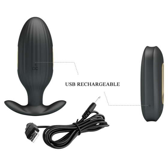 Plug vibrant Électro Royal Pleasure Kelly 8 x 3.4 cm