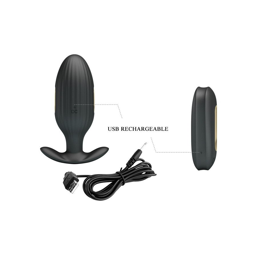 Plug vibrant Électro Royal Pleasure Kelly 8 x 3.4 cm