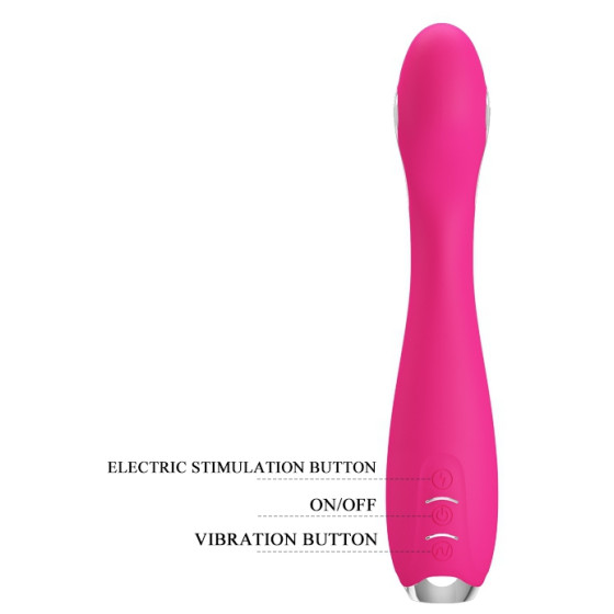 Vibro Electro Hector Pretty Love 19.5 x 3.2 cm Rose