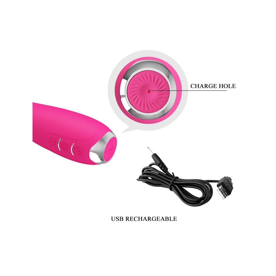 Vibro Electro Hector Pretty Love 19.5 x 3.2 cm Rose