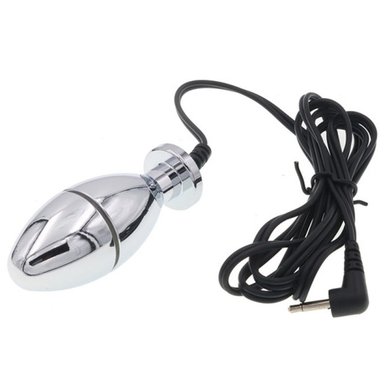 Plug Électro Bipolar Silver 7 x 2.5cm