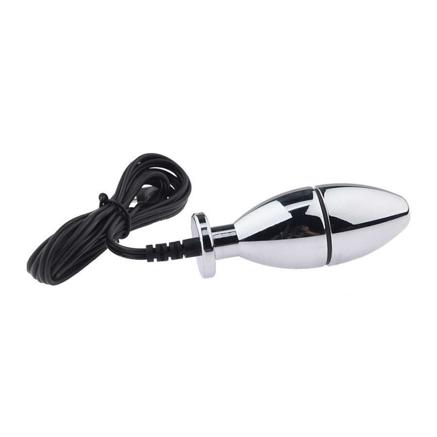 Plug Électro Bipolar Silver 7 x 2.5cm
