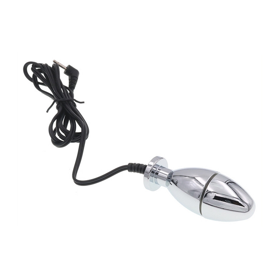 Plug Électro Bipolar Silver 7 x 2.5cm